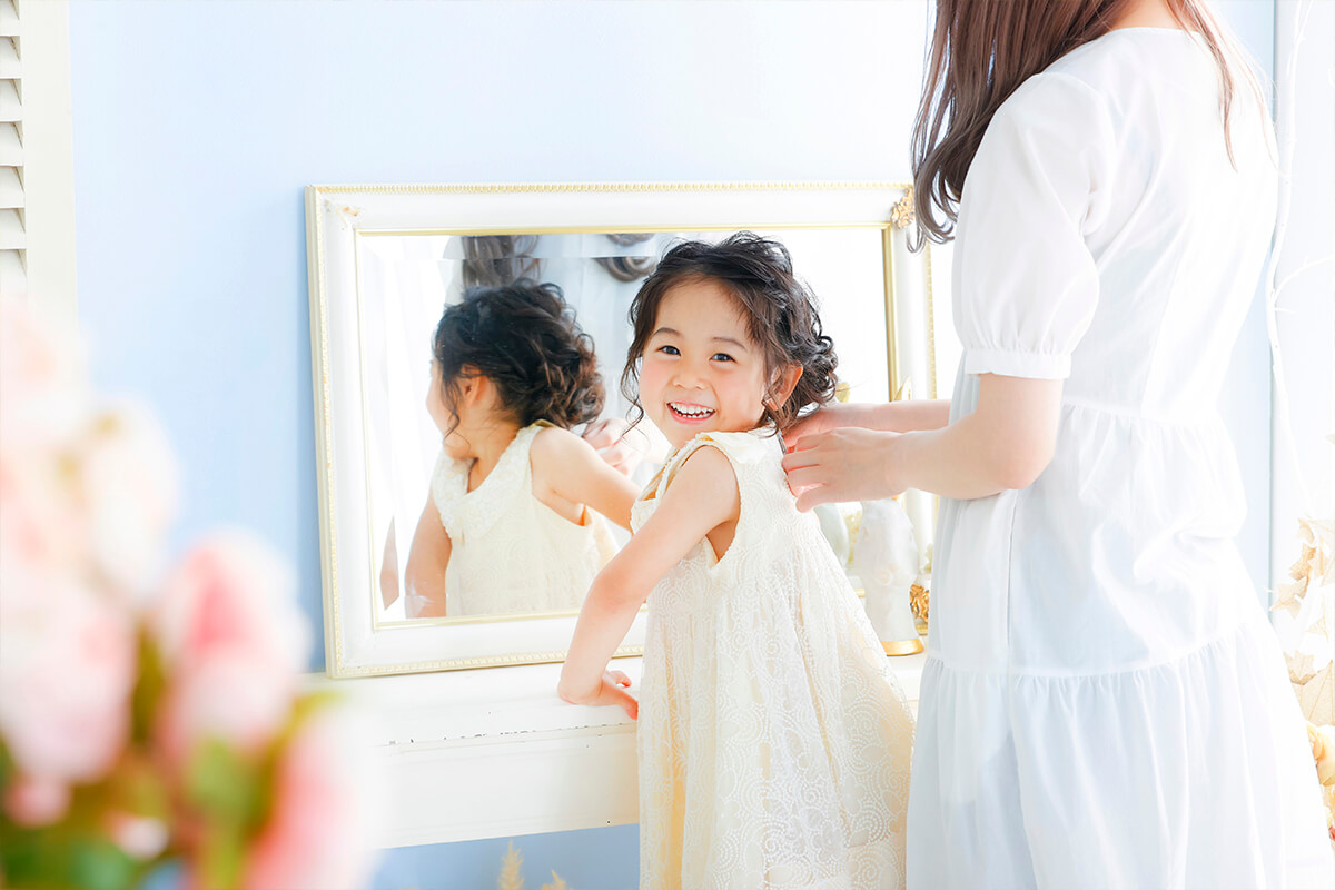 プロが作り上げるヘアメイク